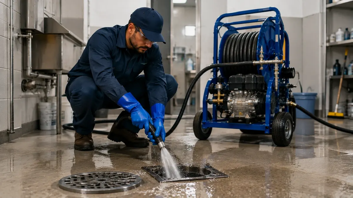 Floor Drain Hydro Jet Cleaning in El Cajon
