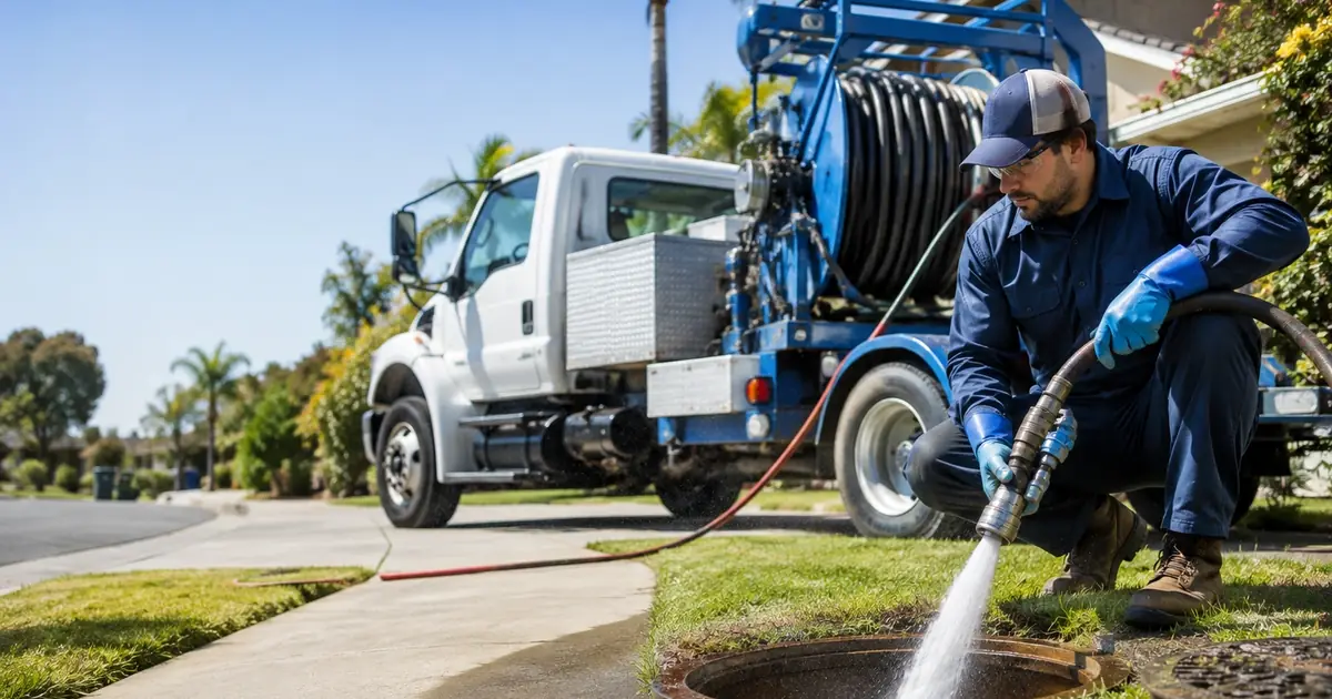 Hydro jet sewer cleaning El Cajon