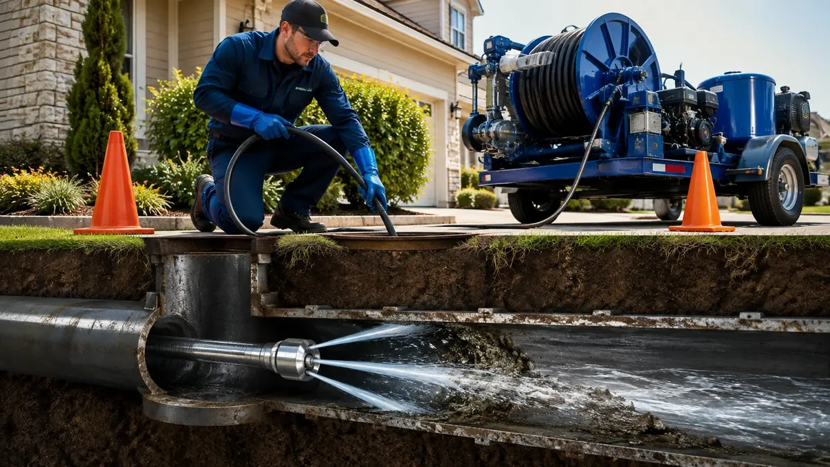 Main Sewer Line Hydro Jet Cleaning in El Cajon