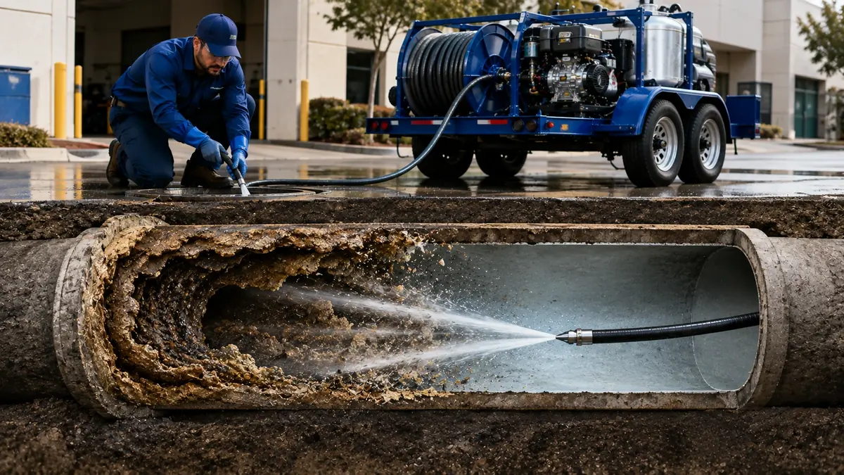 Sewer Pipe Descaling in El Cajon